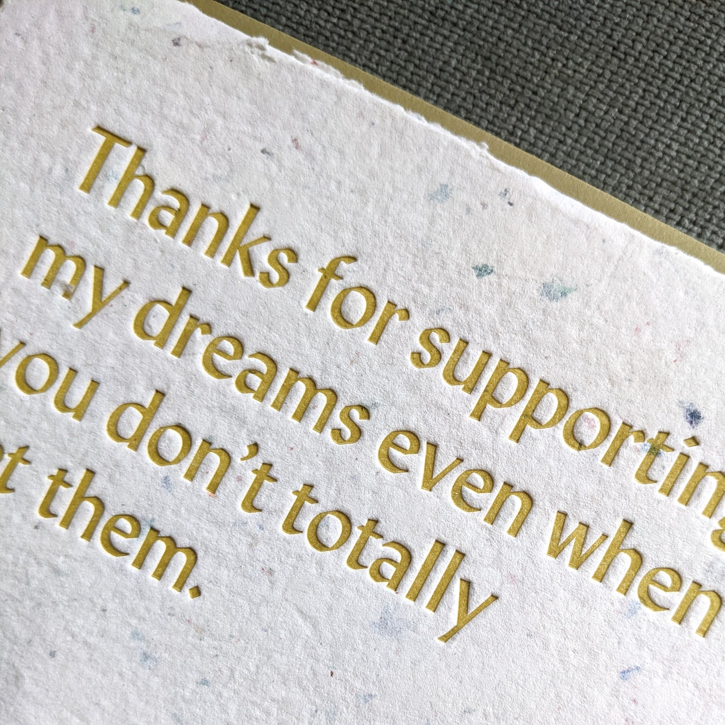 Parent Day Celebration Card (Dreams)